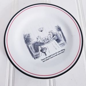Restoration Hardware Plate New Yorker The Cartoon Bank Christopher Weyant 2003
